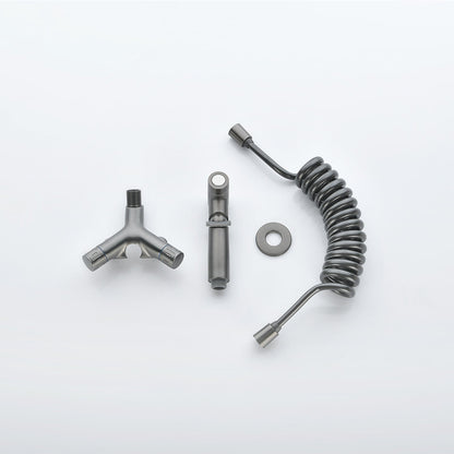 Adjustable Bathroom Faucet Spray Head With Valve