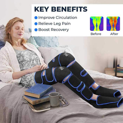 Warm Leg Massager Wrap with Adjustable Strap - Lusomart