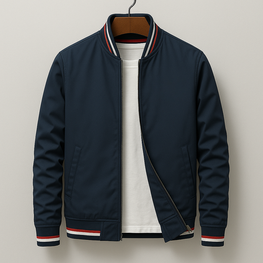Men's Slim Fit Casual Bomber Jacket - Lusomart