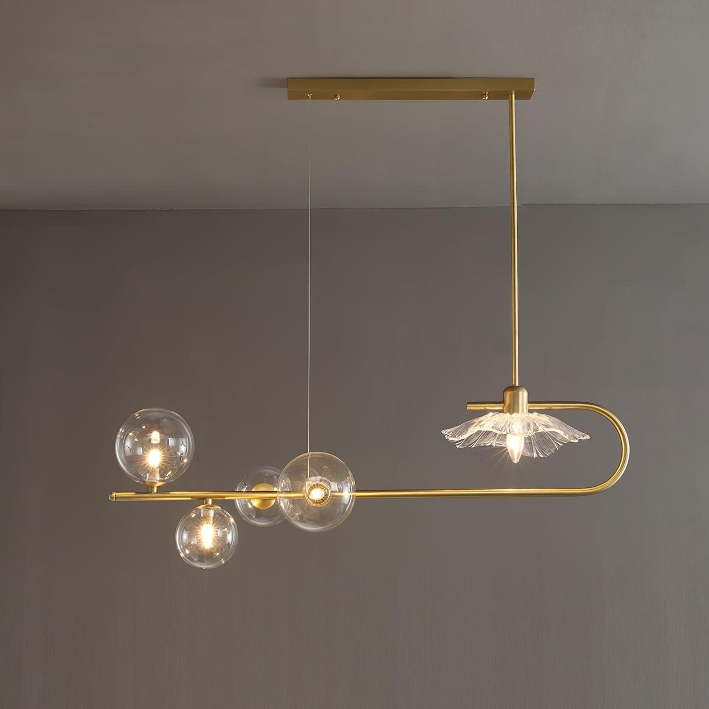 Elegant Hanging Lamp with Soft Warm Lighting - Lusomart
