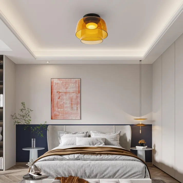 Elegant Glass Pendant Ceiling Lamp