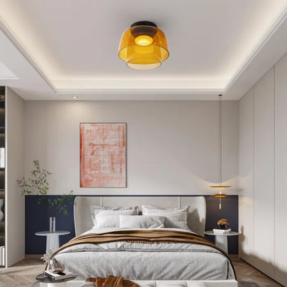 Elegant Glass Pendant Ceiling Lamp