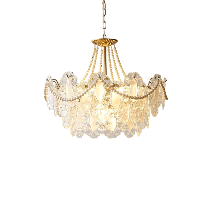Elegant Crystal Chandelier Light Fixture - Lusomart