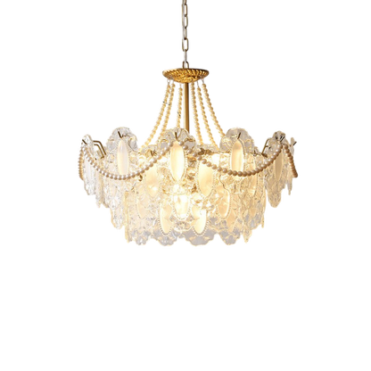 Elegant Crystal Chandelier Light Fixture - Lusomart
