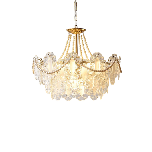 Elegant Crystal Chandelier Light Fixture - Lusomart