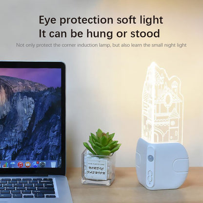 Lichtmeister | Automatic Sensor LED Corner Light with 3000K Soft Glow – Ideal for Home Decor and Safety 3