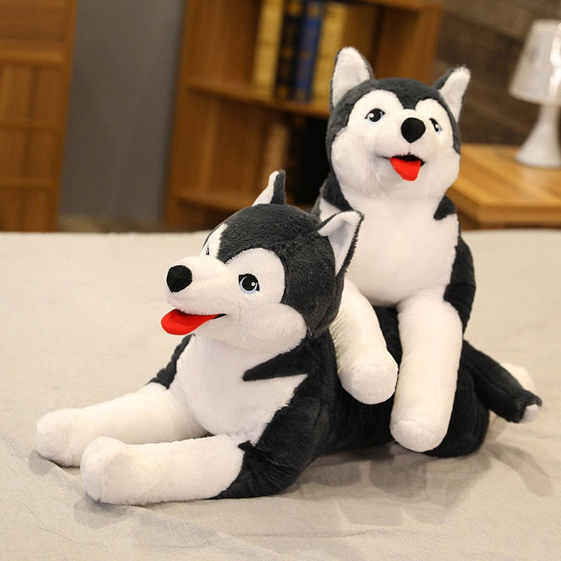 Life-size husky puppy stuffed toy 4