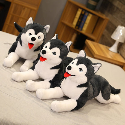 Life-size husky puppy stuffed toy 7