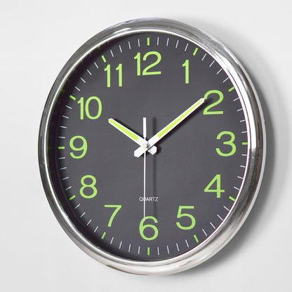 Shiny Stone Round Wall Timepiece