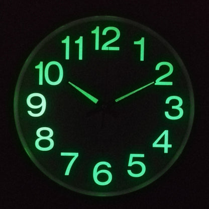 Shiny Stone Round Wall Timepiece