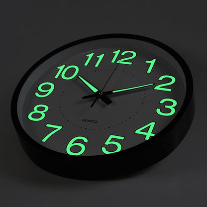 Shiny Stone Round Wall Timepiece