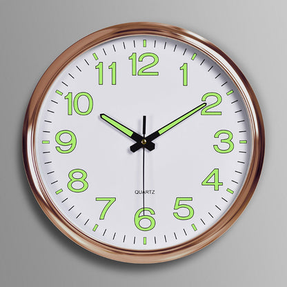 Shiny Stone Round Wall Timepiece