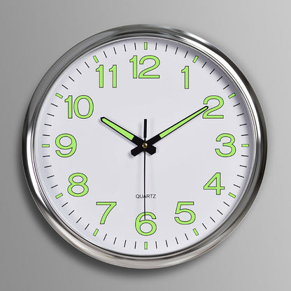 Shiny Stone Round Wall Timepiece