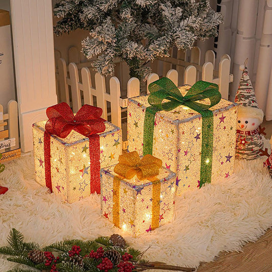 Colorful LED Outdoor Christmas Yard Decorations Kit - Lusomart