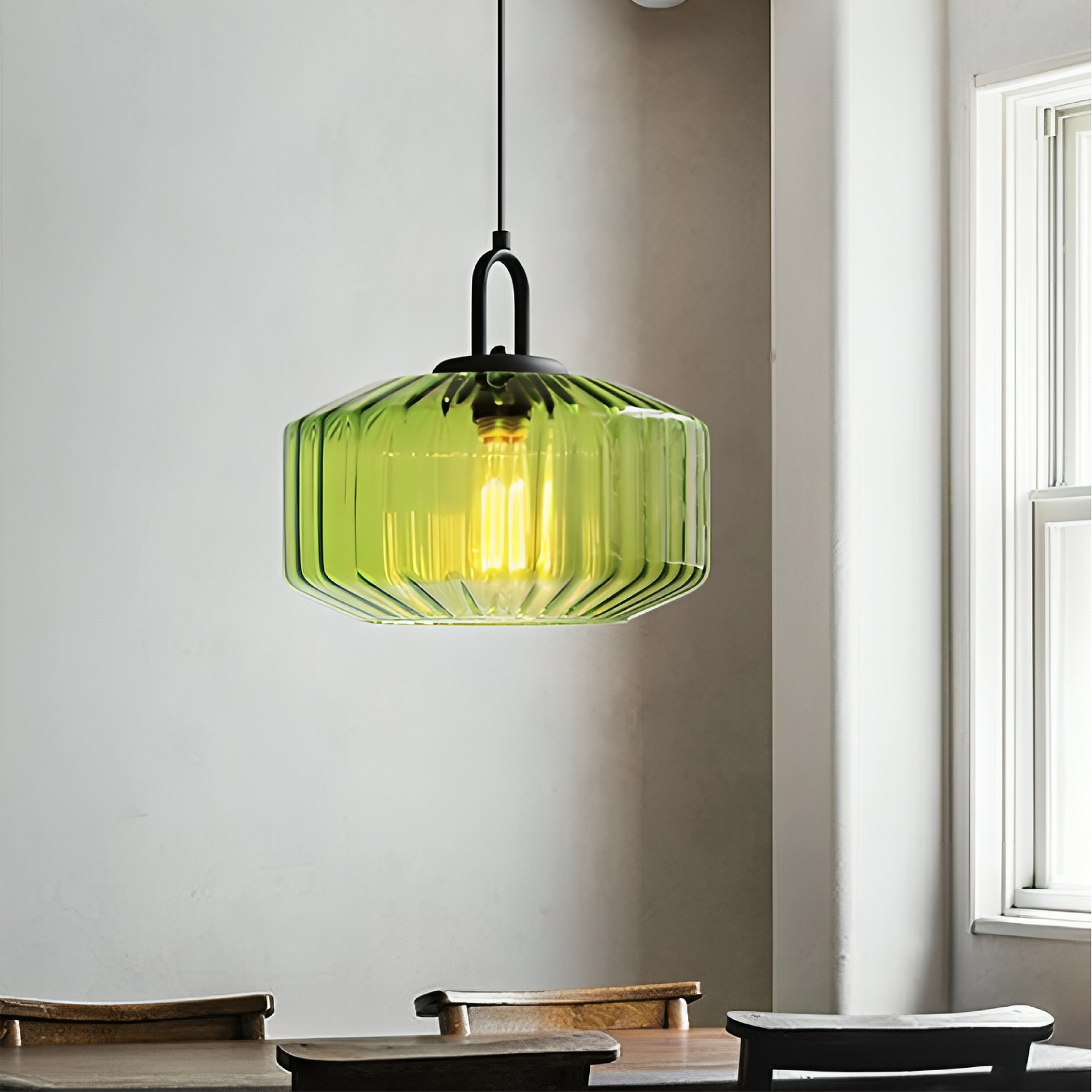 Vibrant Glass Pendant Lamp for Modern Home Decor - Lusomart