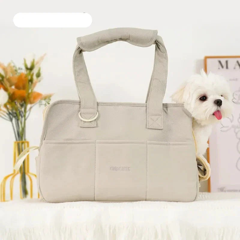Lightweight Breathable Pet Carrier for Small Dogs and Cats – Sturdy Dog Carrier Bag in Sizes S and M 2