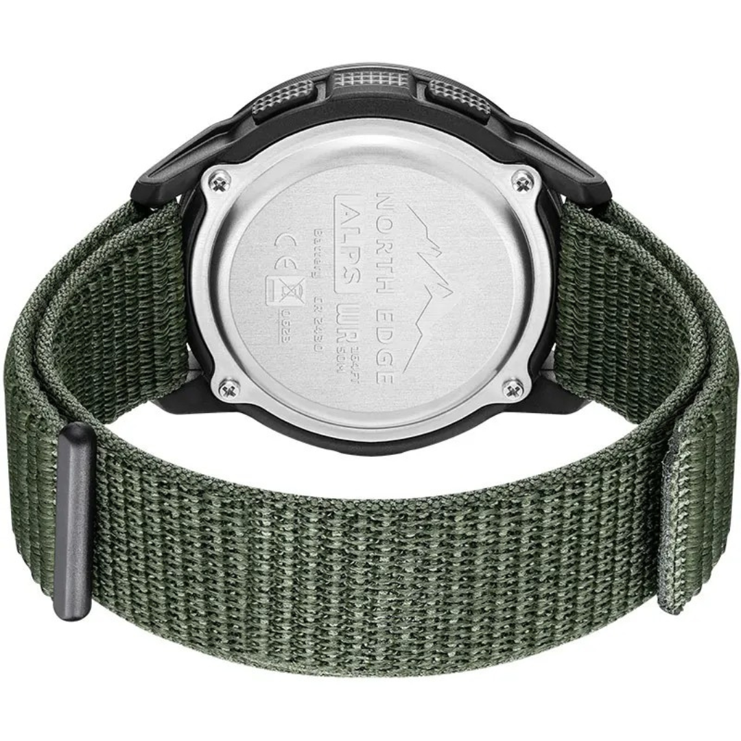 Lightweight Waterproof Adventure Watch with Carbon Fiber Design, GPS, Heart Rate Monitor, and Compass 3