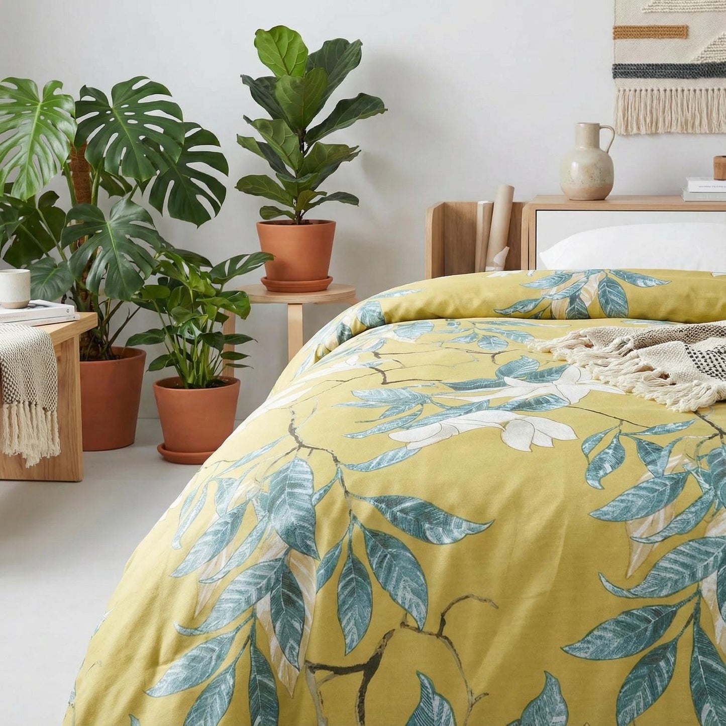 Colorful Bird Pattern Soft Cotton Bedding Set