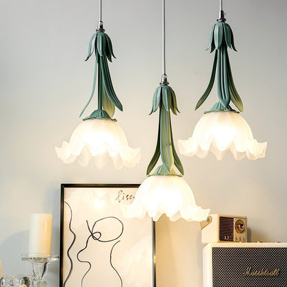 Delicate Flower Pendant Light With Warm Glow - Lusomart