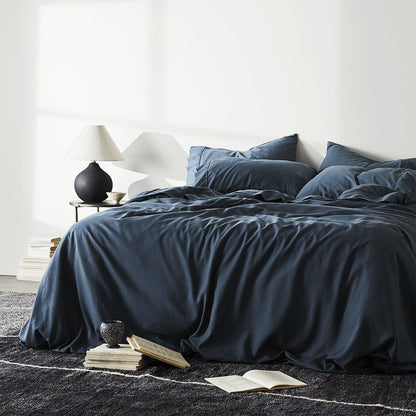 Natural Bamboo Bedding Soft Duvet Cover Set