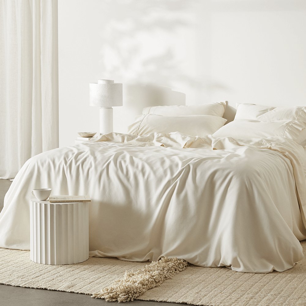 Natural Bamboo Bedding Soft Duvet Cover Set