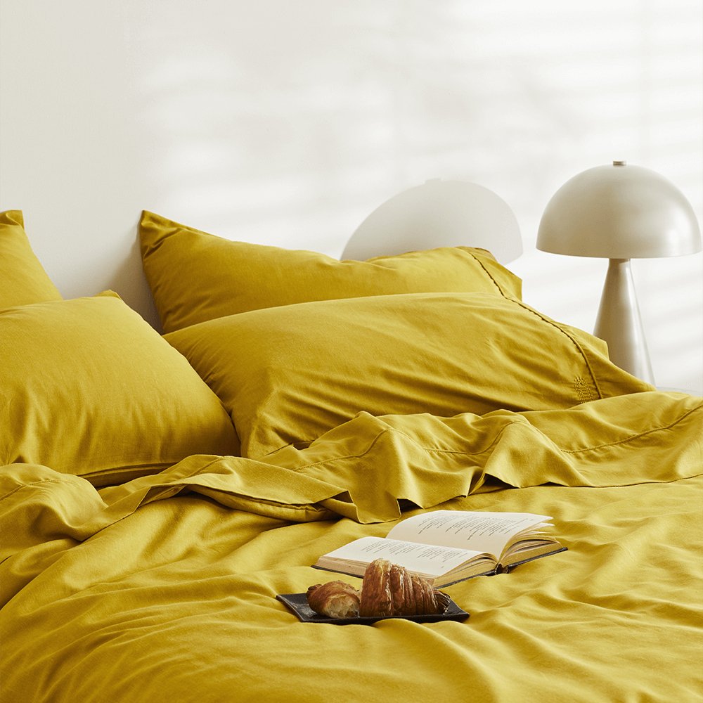 Natural Bamboo Bedding Soft Duvet Cover Set