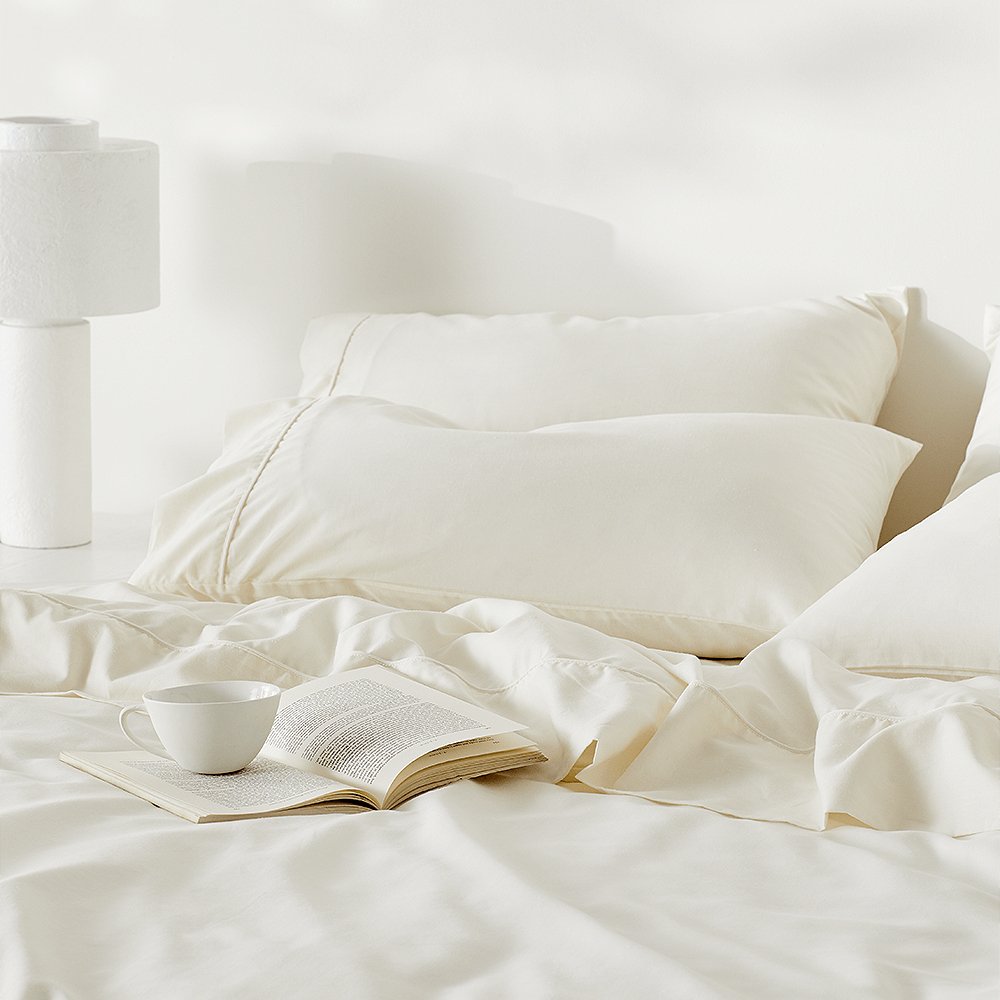 Natural Bamboo Bedding Soft Duvet Cover Set