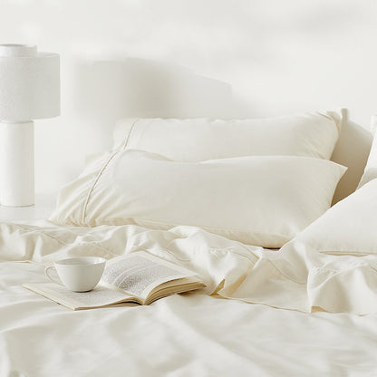Natural Bamboo Bedding Soft Duvet Cover Set