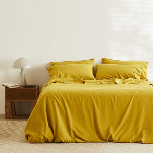 Natural Bamboo Bedding Soft Duvet Cover Set - Lusomart