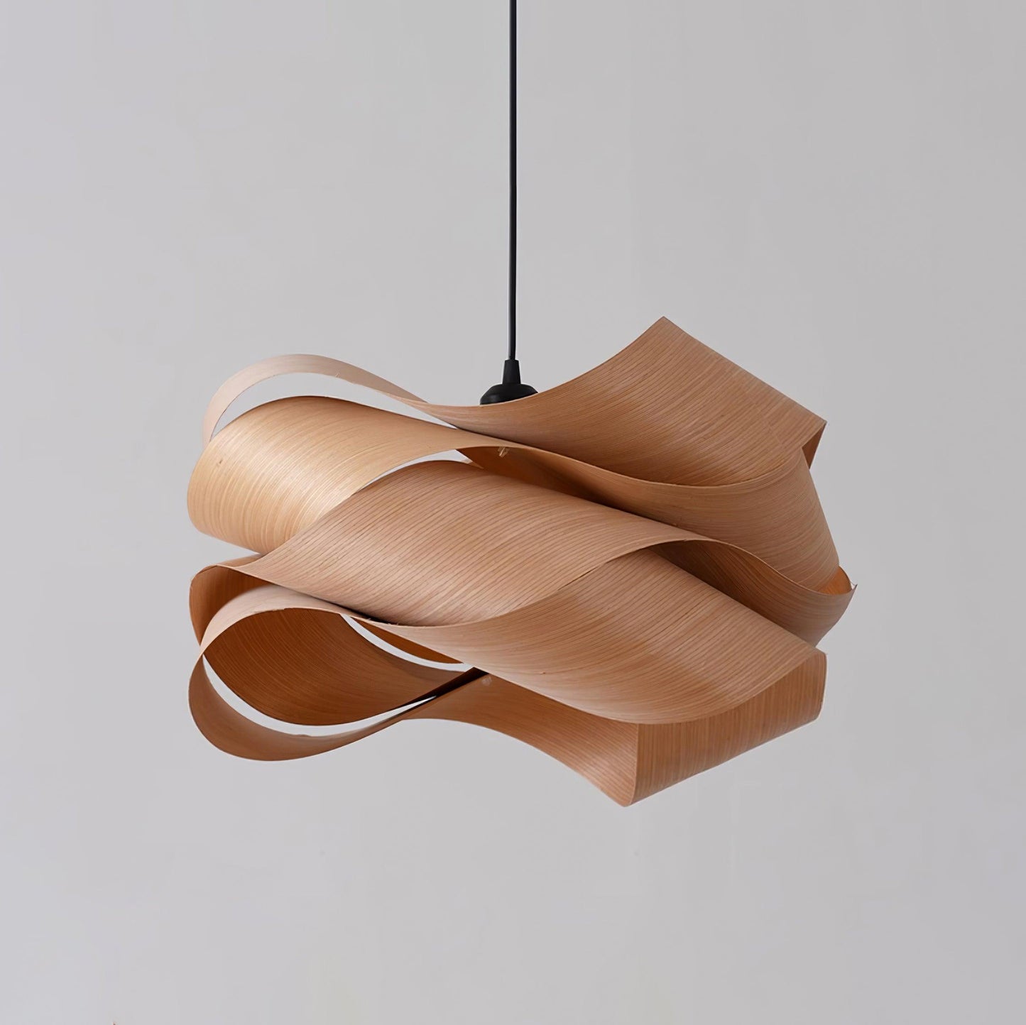 Rustic Wooden Hanging Light for Living Room