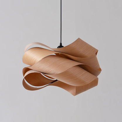 Rustic Wooden Hanging Light for Living Room