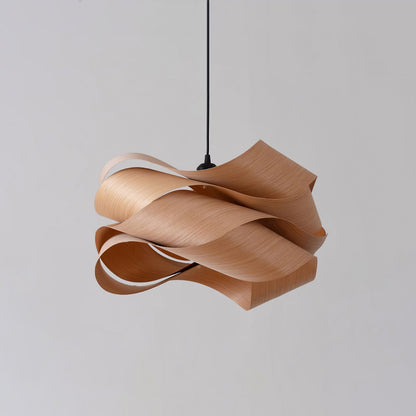 Rustic Wooden Hanging Light for Living Room