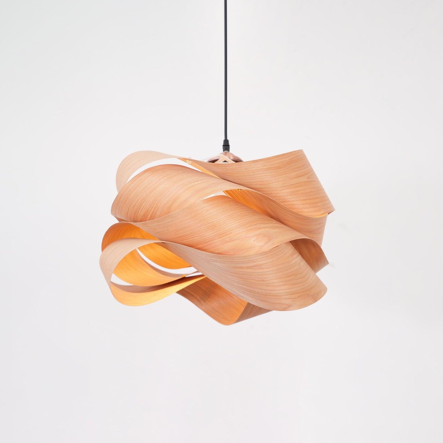 Rustic Wooden Hanging Light for Living Room - Lusomart