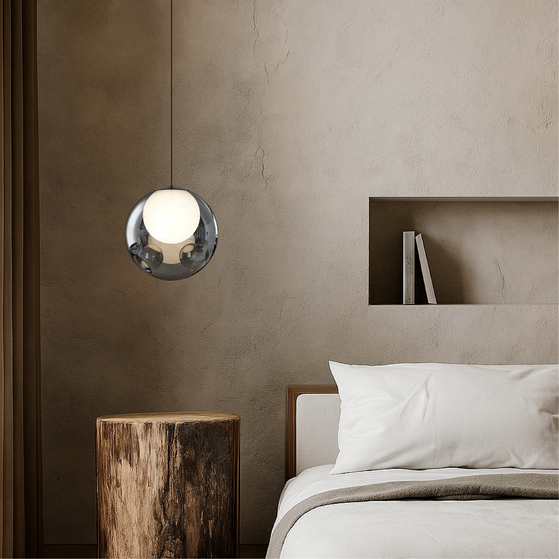 Linor | Modern Italian Glass Hanging Pendant Light 1