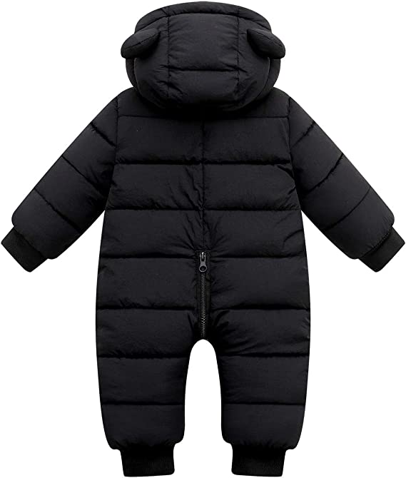 Little Baby Winter Romper | With cute bear ears 8