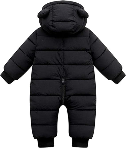 Little Baby Winter Romper | With cute bear ears 8