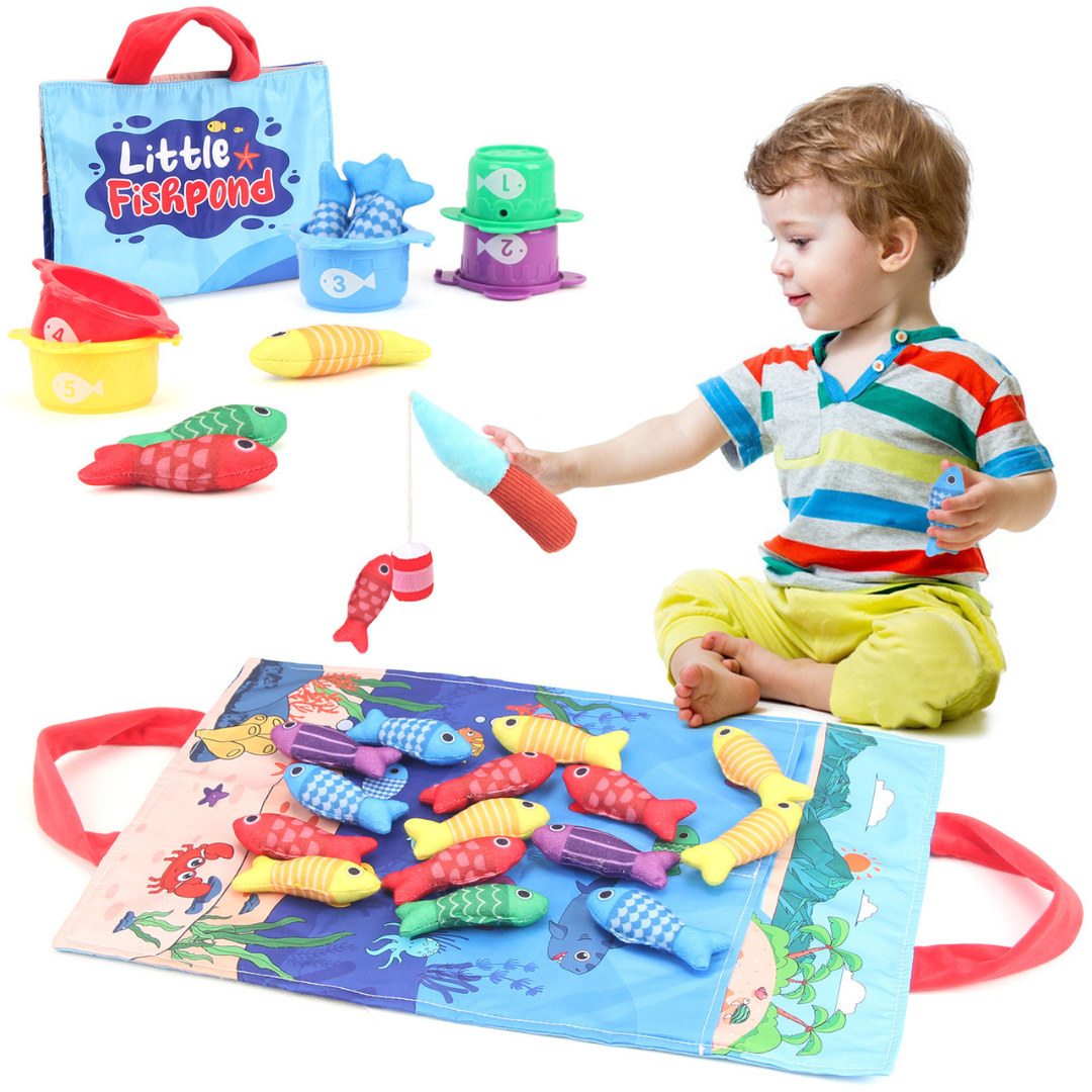 Fun Kids Fishing Game Set - Lusomart