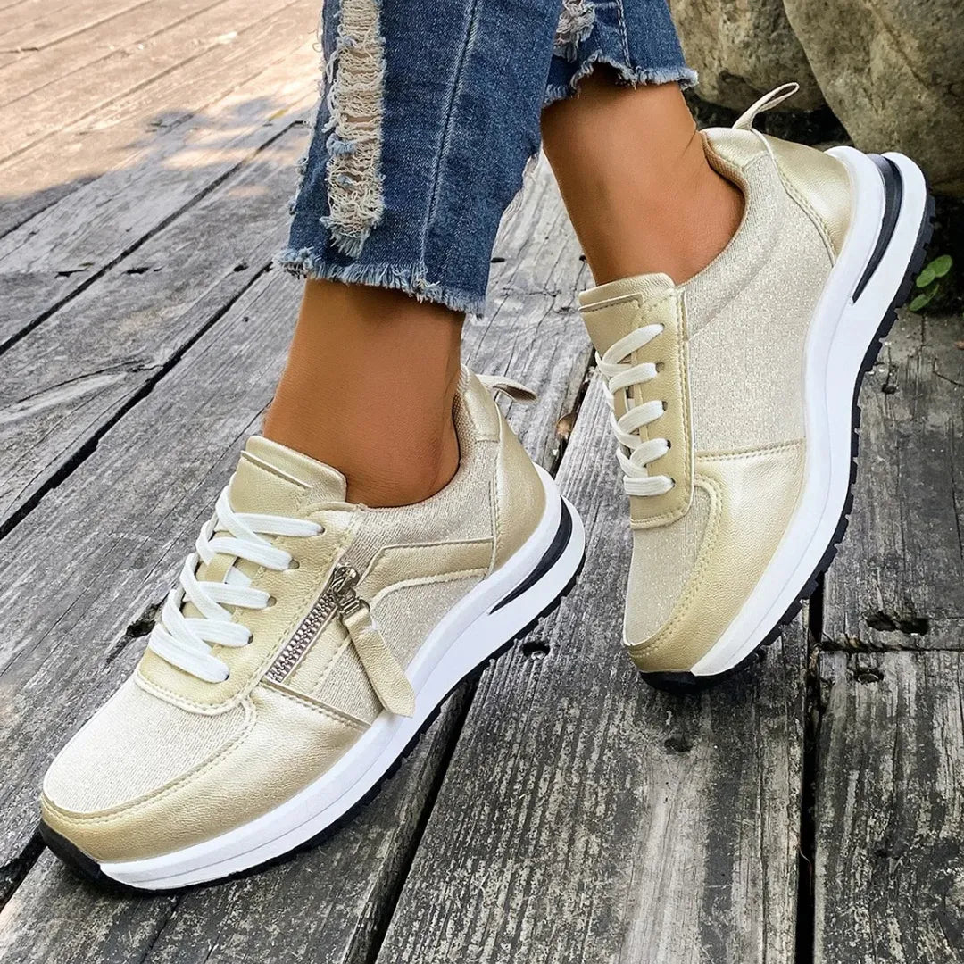 LiviaStep | Stylish Comfortable White Sneakers for Women 5