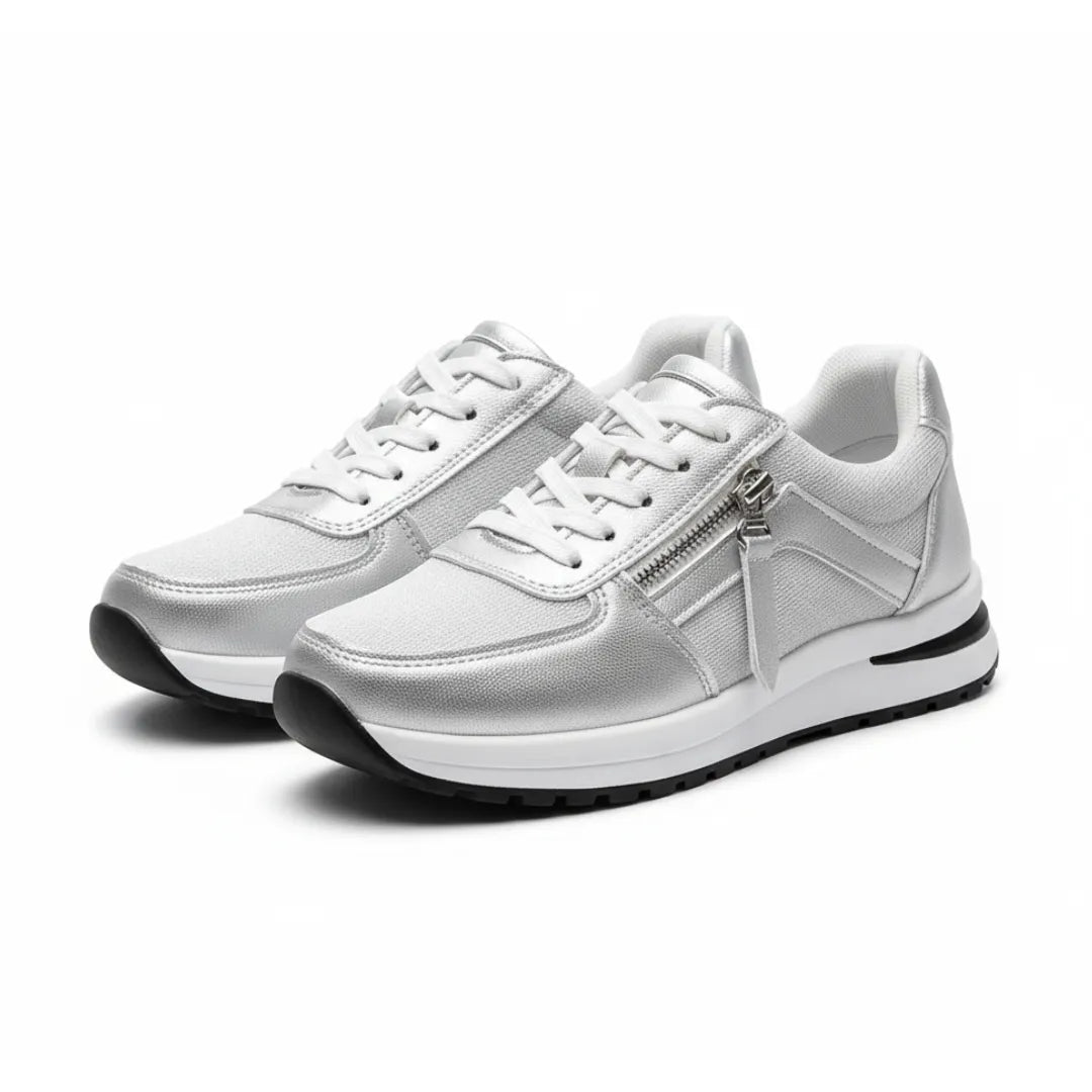 LiviaStep | Stylish Comfortable White Sneakers for Women 9