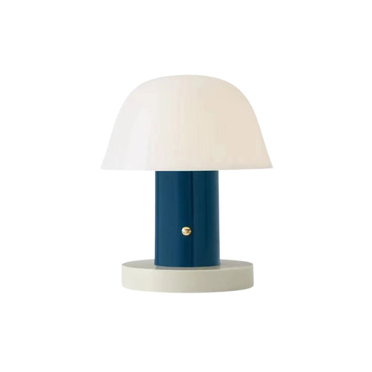 Simple Round Wooden Table Lamp - Lusomart