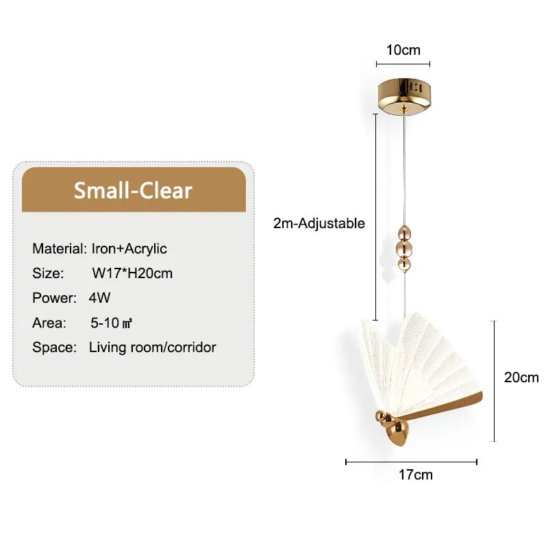 Loeza Butterfly Shape Pendant Lamp 7