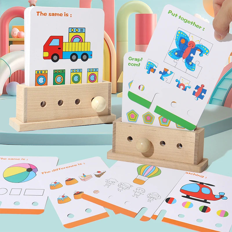 Fun Wooden Brain Teaser Puzzle for Kids - Lusomart