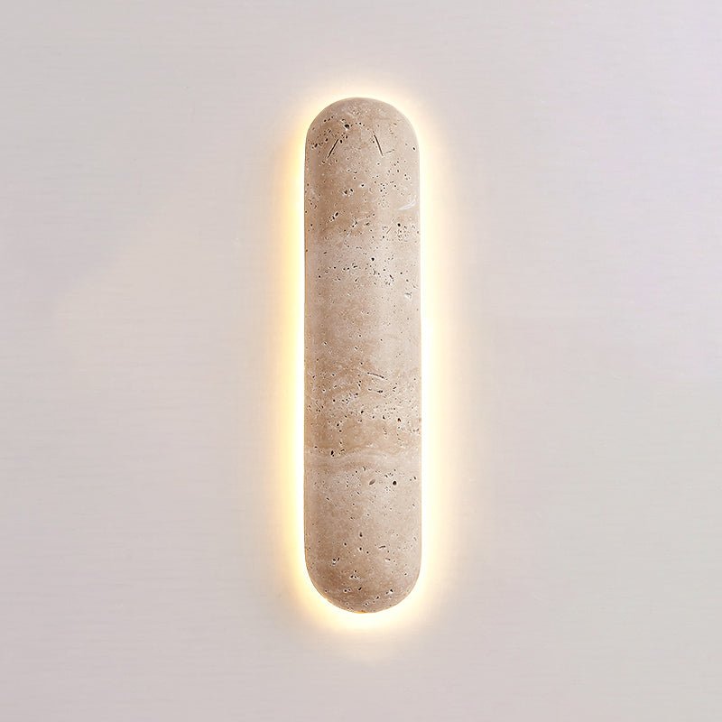Rustic Rock Wall Lamp with Earthy Chic Style - Lusomart