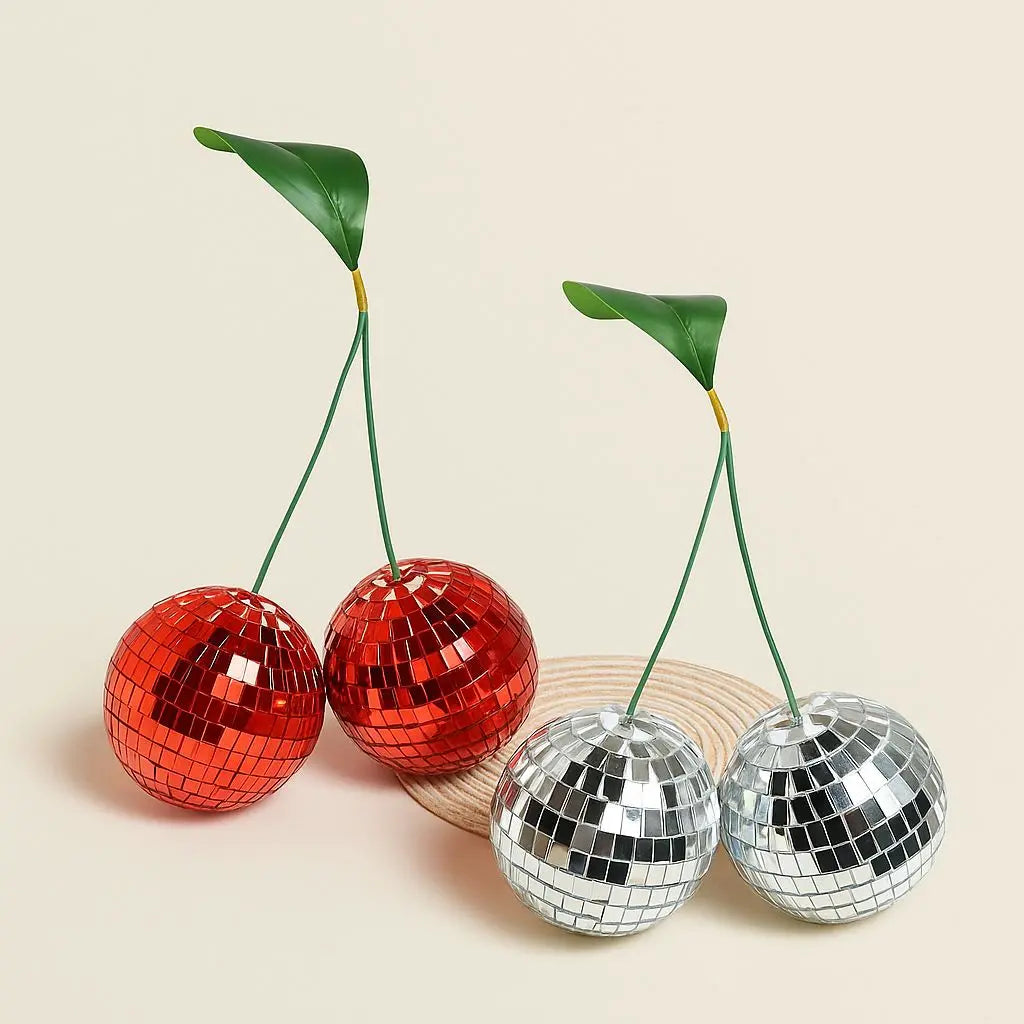Sparkly Red Party Disco Ball - Lusomart