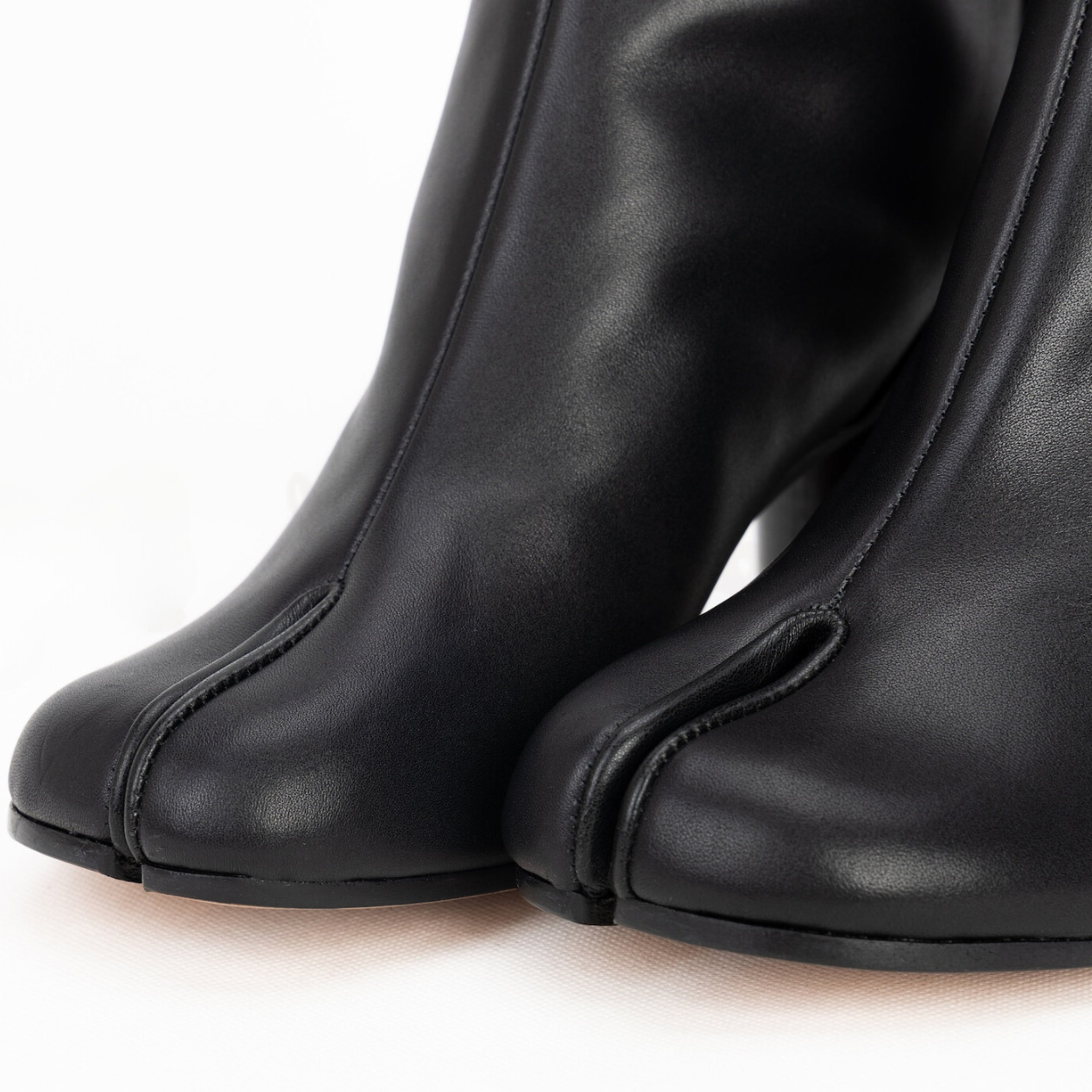 Genuine Leather Ankle Boots With Low Heel
