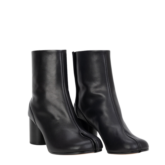 Genuine Leather Ankle Boots With Low Heel - Lusomart