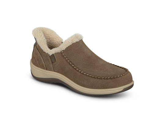 Warm Suede Mens Slippers with Soft Faux Fur Inside - Lusomart