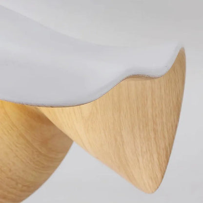 LotusGlow | Elegant Organic Resin Flush Mount Ceiling Light Fixture 6