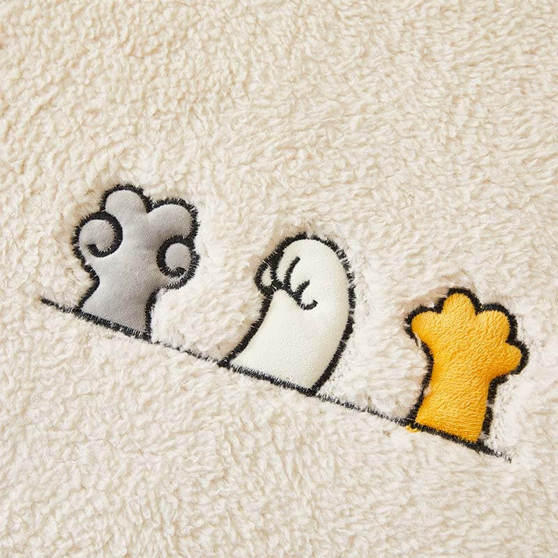 Plush Pet Friendly Slip Resistant Sofa Throw Cover
