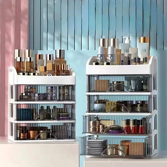 Portable Cosmetic Storage Box - Lusomart